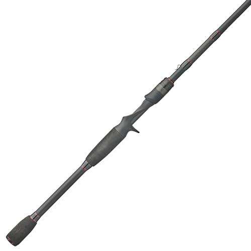 Abu Garcia 7'6" Vendetta Casting Fishing Rod, 1-Piece Rod, 12-25 lb Line Rating, Medium Heavy Rod Power, Fast Action, 3/8-1 1/4 oz Lure Rating
