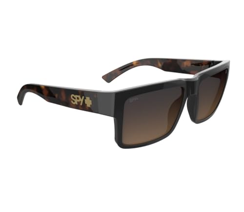 Spy Optic Montana Sunglasses Black Honey Tortoise with Happy Dark Brown Fade Lens2