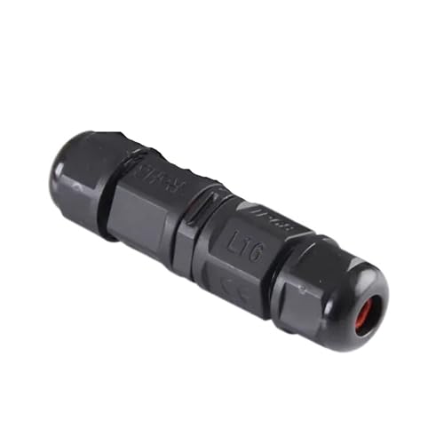 Connecteur d’éclairage LED extérieur L16 étanche 3 broches raccordement rapide à vis