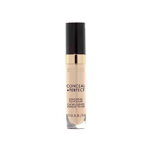 Milani Conceal + Perfect Longwear Concealer - Light Nude (0.17 Fl. Oz.) Vegan, Cruelty-Free Liquid Concealer - Cover Dark Circles, Blemishes & Skin Imperfections For Long-Lasting Wear #TOP5