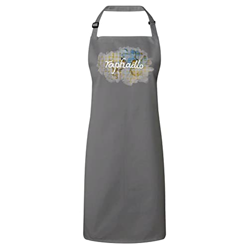 Tablier cuisine premium gris Raphael Signature pour cuisiner au quotidien comme un peintre