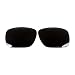 ACOMPATIBLE Replacement Black Polarized Lenses for Oakley Holbrook Sunglasses OO9102