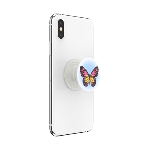Image of PopSockets Adhesive Phone Grip, Holder, Phone Stand, Butterfly - Wings of Desire