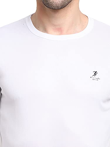 Image of Men's DRI FIT Sports Tshirt /SWEATPROOF /Anti Microbial /Extra Stretch /for Pickleball, Gym, Training, Badminton, Cricket, Tennis, Yoga, Golf (All Sports) All Colours & Sizes, Full & Half Sleeves
