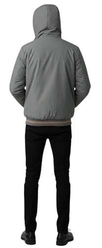 Image of Quark Export Quality Reversible Puffer Jacket in GLD Material best for Winterwear /Hiking /Biking /Camping /Mountaineering /Racing /Climbing /Tracking(Control Temperature up to 3 Degree Celsius.)(3C)