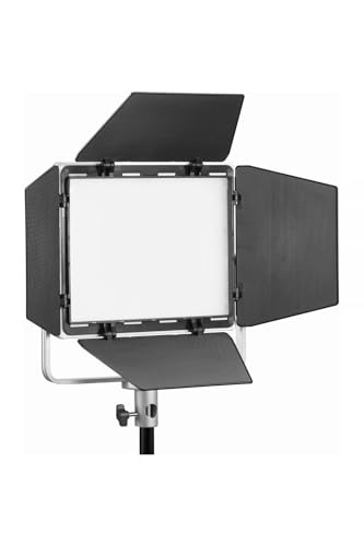 Image of Godox Litemons LP400R 36W RGB LED Light Panel with Barndoor, 1800K-10000K 6480Lux LED Panel with 14 FX Effects APP Control CRI /TLCI 96+ Dimmable 0-100% Studio Soft Lights for Photography