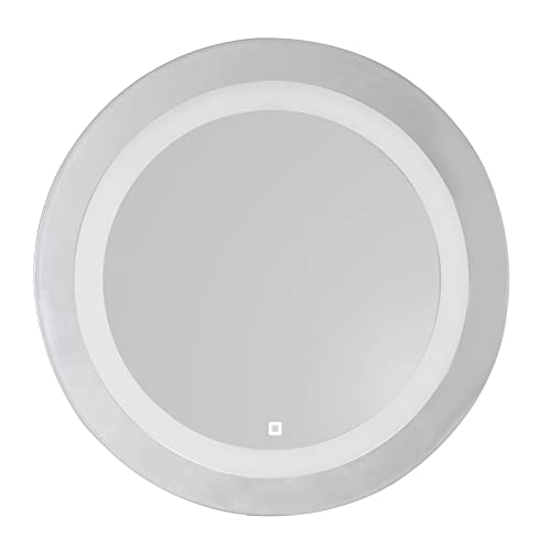 Best Quality 🔥 Croydex Birchwood Hang 'N' Lock Illuminated Round Mirror, Glass Authentic Crazy Deals Croydex Birchwood Hang 'N' Lock Illuminated Round Mirror, Glass