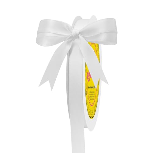 Image of Double Face Off White Satin Ribbon 1 /2 inch X 50 Yards Polyester Off White Ribbon for Gift Wrapping Very Suitable for Weddings Party Invitation Decorations and More