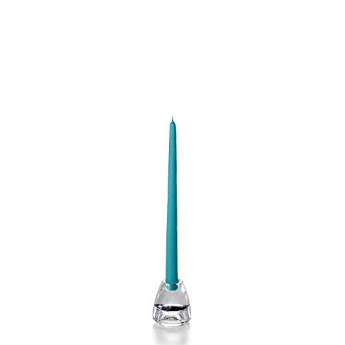 yummi Turquoise Taper Candles -12 inch - 12 per Pack