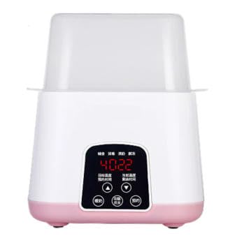 多機能ボトルウォーマー ボトルウォーマー 調乳ポット ボトル滅菌器 ミルク加熱 ダブルボットとスチーム消毒 離乳食ヒーター 授乳器具 授乳グッズ 「24時間保温・予約機能・空焼き防止・LCDディスプレイ・精確な温度制御」哺乳瓶クリップとブラシ付きリモコン付