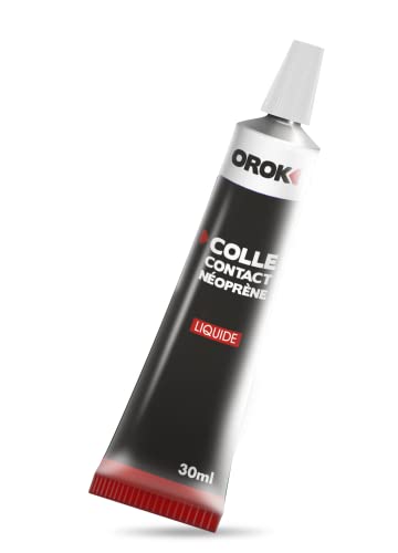 OROK – Colas universales, adhesivos de contacto, pegamento de neopreno líquido de 30 ml, pegamento de neopreno de contacto líquido de 30 ml, en tubo de 30 ml, apto para todo tipo de bricolaje o