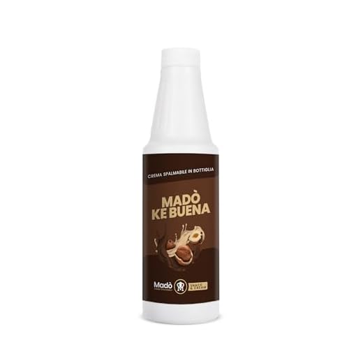Topping di Crema Madò Ke Buena Artigianale - 100% MADE IN ITALY Bottiglia da 200g - Adatto per Dolci, Gelati, Colazioni, Prodotti da Pasticceria