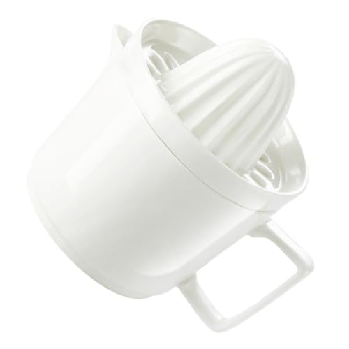 UPKOCH Exprimidor Manual de Jugo de Cerámica Blanco Material Seguro y Fácil de Limpiar para Cocina y Hogar