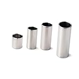 IMIKEYA Slide Acier Inoxydable Chromé Pour Doigt Accessoire Glissoir Pour Guitare Basse S...
