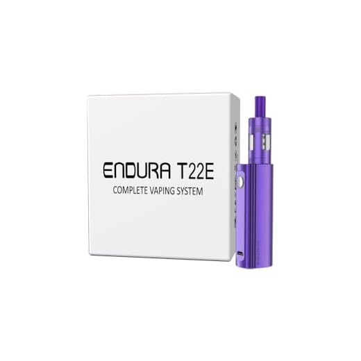 INNOKIN Endura T22E Vaping Kit, Powerful 2000mAh Mod with Prism T18E Tank, Long Lasting Long Battery Life, Precision Control, E Cigarette, E Cig, Starter Kit, No Nicotine (Violet)