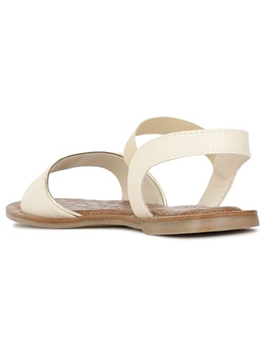 Image of Bata Christie Sandal E 24 Women's Offwhite Sandals - 3 UK (5611018)