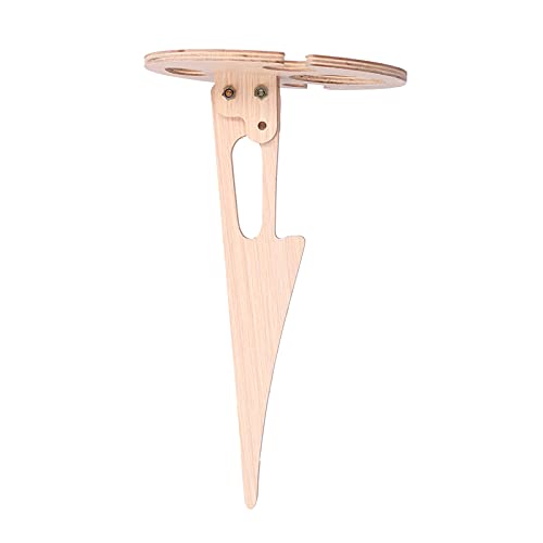 NDNCZDHC Mesa dobrável de madeira para ambientes externos, mesa portátil para vinho, lanche, praia,