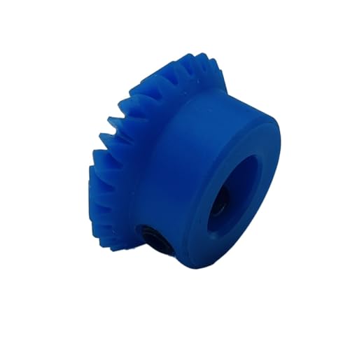 Cylindrical Drive 1pc 1M 30T Blue Nylon Bevel Gear 90 Degree Conical Bevel Gear 90 Degree Miter Gear 1:1 Transmission 12mm 14mm 15mm Keyway Hole Rack Machinery(15mm bore 5mm Keyway)