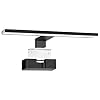 SEBSON® Led-spiegellamp 40 cm badkamer IP44, spiegelkastverlichting + wandlamp + klemlamp, neutraal wit 4000 K 8 W 600 lm 230 V aluminium, make-up licht