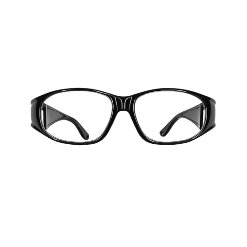 Image of FAMOUS Protective Safety Glasses Frame for Men & Women Polycarbonate Frame Replaceable Lenses Compatible with Single Vision, Bifocal & Progressive Lenses Unisex Design