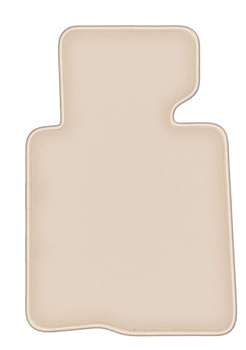 Tapis de sol en velours haut de gamme pour BMW E46 cabriolet coloris beige