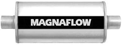 Magnaflow 12249 Satin Stainless Steel 3 Center Oval Muffler by Magnaflow