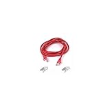 Belkin Cable,CAT6,UTP,RJ45M/M,10',RED,Patch,SNAGLESS