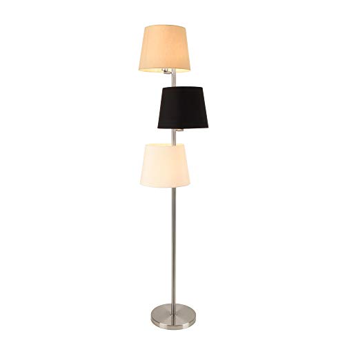 lux.pro Stehleuchte 'Braga' 149cm 3X E14 max. 40W Stehlampe Design Standleuchte Industrial-Look Stand Lampe Metall Mehrfarbig mit Schnurzwischenschalter Innenbeleuchtung