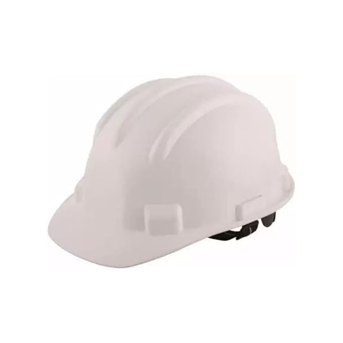 Heavy Duty Safety Helmet, Nape Type Hard Hat, Adjustable Chin Strap Industrial Safety Helmet for Outdoor Work, Construction Personnel Helmet for Men Workers with ISI Mark (Pack of 1, White) (B0CNPWY4WR) Amazon Price History, Amazon Price Tracker