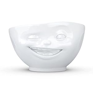 FIFTYEIGHT PRODUCTS Zwinkernd Porzellan Dessertschale Weiß