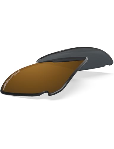 Image of BLAZERBUCK Replacement Lenses & Nose Pads Piece for Oakley RPM Squared OO9257 /RPM Edge OO9250 Sunglass