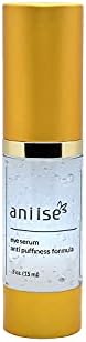 Aniise Eye Serum with Anti Puffiness Formula – Loaded with Hyaluronic Acid Vitamins C & E, Aloe Vera, Chamomile, Rosemary, Japanese Green Tea, Reducing Fine lines and Wrinkles - Made in USA - 15ml