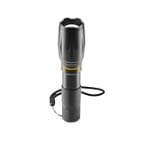 - Lampe de poche LED puissante et robuste pour les conditions les plus difficiles dans les ateliers, les VOITURES, les activités de plein air et les loisirs · - Réglable en 3 modes : pour chaque situation, le bon mode d'éclairage - une LED blanche avec une lumière claire, une lumière tamisée et une lumière clignotante · - Lampe de poche focalisable : cône lumineux réglable pour un éclairage parfait de la zone proche et longue distance, idéal pour Ideal aller dans le détail, mais également pour