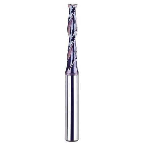 Image of SpeTool Spiral Upcut Router Bit 3 /16 inch Cutting Diameter 1 /4 Inch Shank with Extra Long Life Coating, Carbide CNC Router Bits End Mill for Wood Mortises Carving Engraving