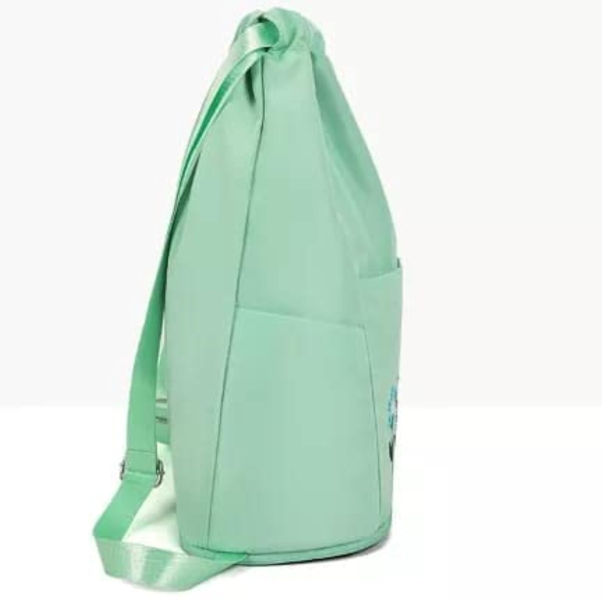 Foldable Waterproof Flower Print Drawstring Backpack