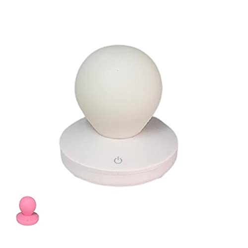 Luminária de Mesa Abajur Quarto de Bebe Led 3 Niveis Cor:Branco