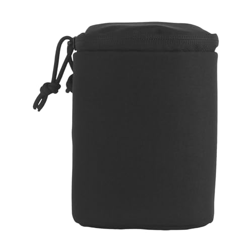 Milageto NVG ゴーグル キャリングケース ウエストバッグ ソフトパッド入り 多用途アクセサリー アウトドアギア ユーティリティポーチ, 黒