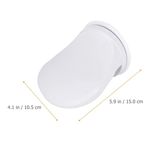 Reposapiés para ducha antideslizante de plástico blanco miniatura 7