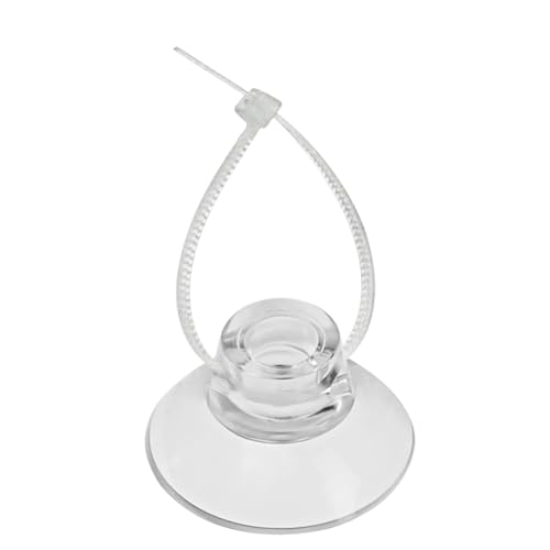 Pawfly 20 Paquets De Ventouses pour Aquarium Et 40 Pièces De Câbles Articulés Réglables Outils pour Aquarium pour Attacher La Mousse Et Retenir Les Décorations De Tuyaux Aériens Nids
