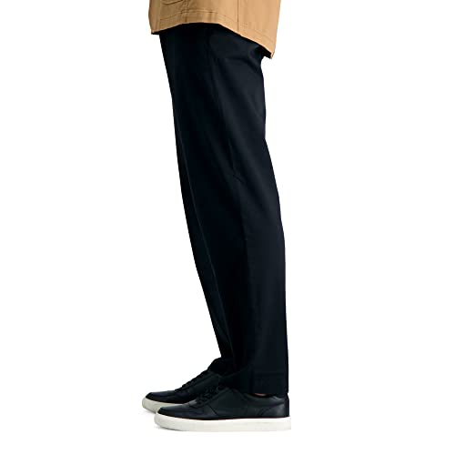 Haggar Men's Life Khaki Comfort Flat Front Straight Fit Chino Pant2