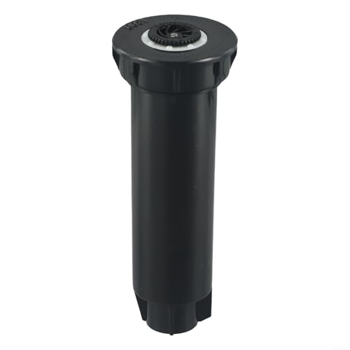 Yhenlovtt Aspersor ajustable para jardín y césped para conexión roscada de 1/2 pulgada, cobertura de agua de 5 a 360 grados, diseño de perfil bajo para equipos de riego al aire libre