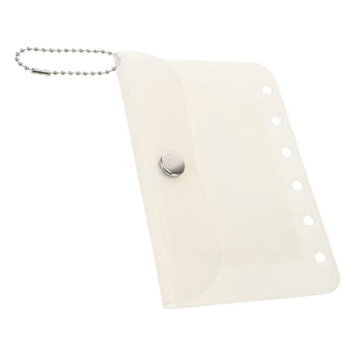 ULTECHNOVO Porta Tarjetas De Hojas Sueltas Pequeño Tarjetero para Guardar Fotos Postales Miniálbum De Fotos Porta Tarjetas Fotográficas Bolsillos Bolsa Transparente para Tarjetas