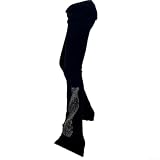 GLOBALHUT Figure Skating Leggings Elastisch 4-Wege Stretch(S)