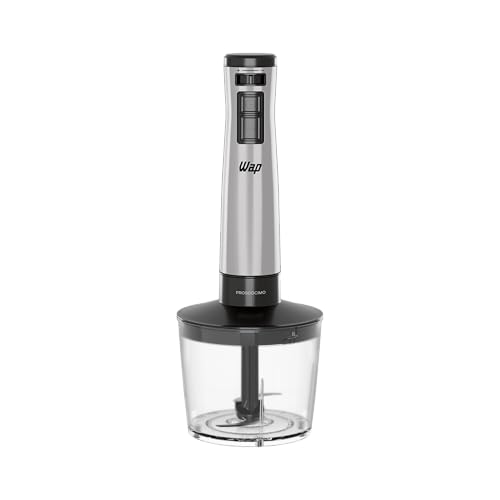 WAP Mixer Elétrico 3 em 1 com Processador, Miniprocessador e Batedor de Clara em Inox Prosdócimo WM1