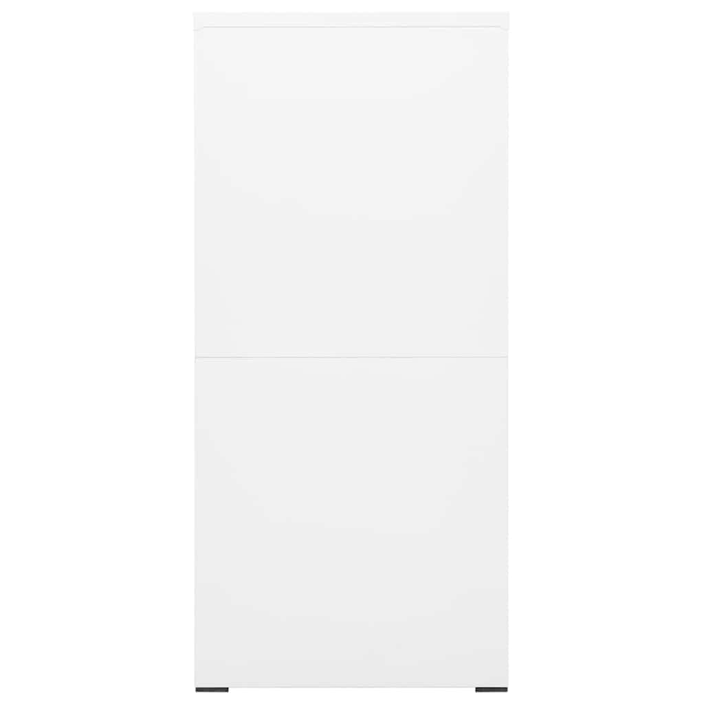 Szafa na akta biała 46 x 62 x 133 cm stal