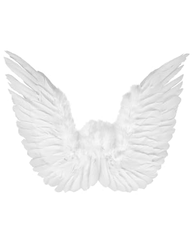 Funidelia Asas de anjo brancas para mulher. Acessórios de disfarces para adultos