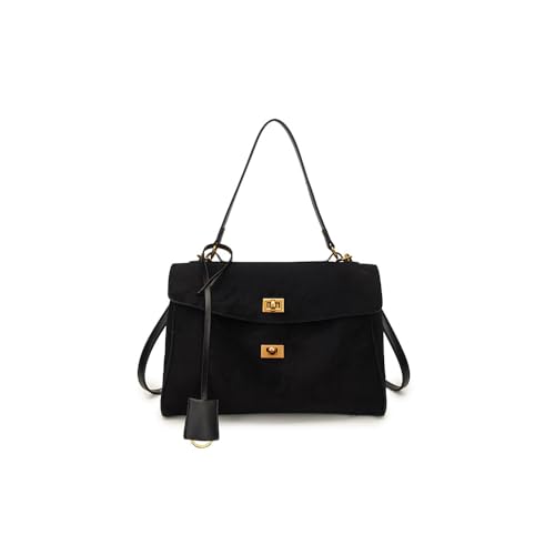 KEKUBUWE Bolso Tote de Ante para Mujer, Bolso de Asa Superior para...