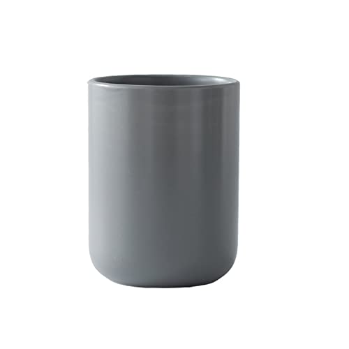 JUOPZKENN Soporte para Utensilios de Cocina, Vasija de Cerámica para Utensilios, Soporte de Cerámica Estable para Utensilios de Cocina, Soporte para Utensilios de Cocina para Decoración de(M Gris)