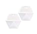 Nattol Ceramic wall mounted planters Set of 2, Wall Planter for Succulent, Cactus and Air Plants, White