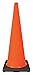 Traffic Cone, 36 in Cone Height, Orange, PVC-Each